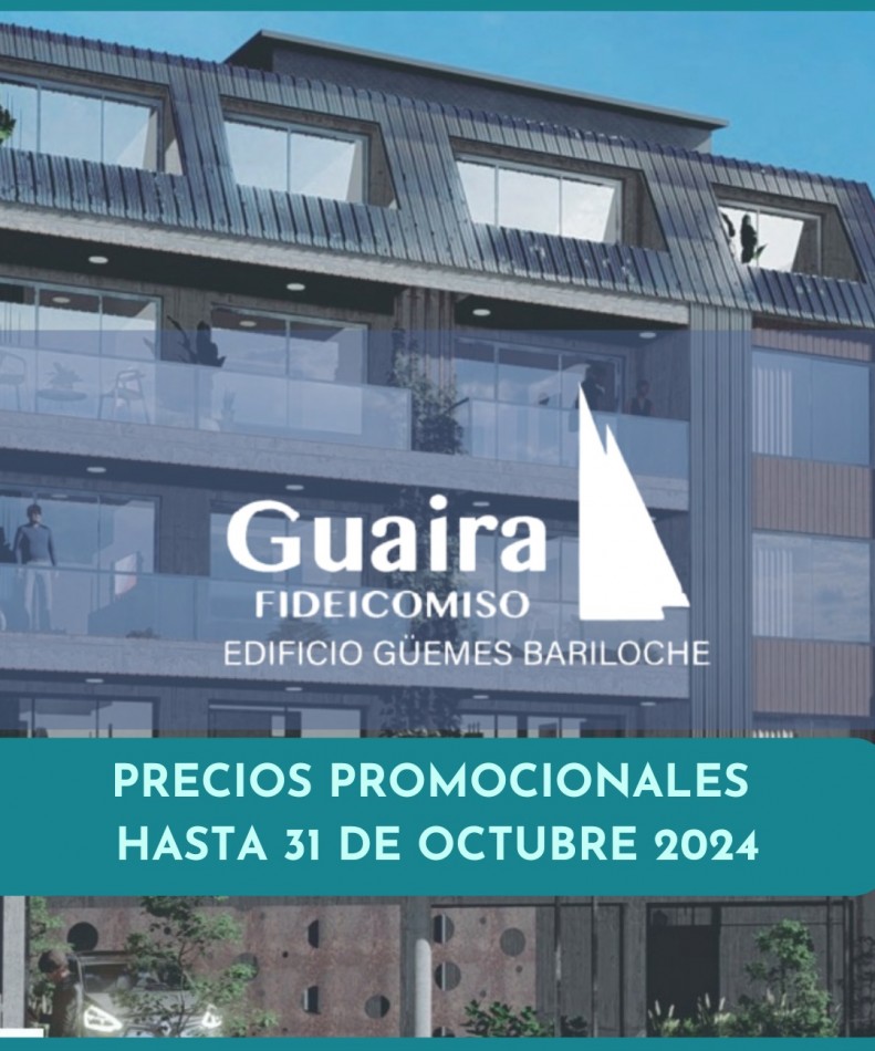 A estrenar B° Belgrano 2 amb  1 amb vista al lago en venta en pozo con financiacion Bariloche