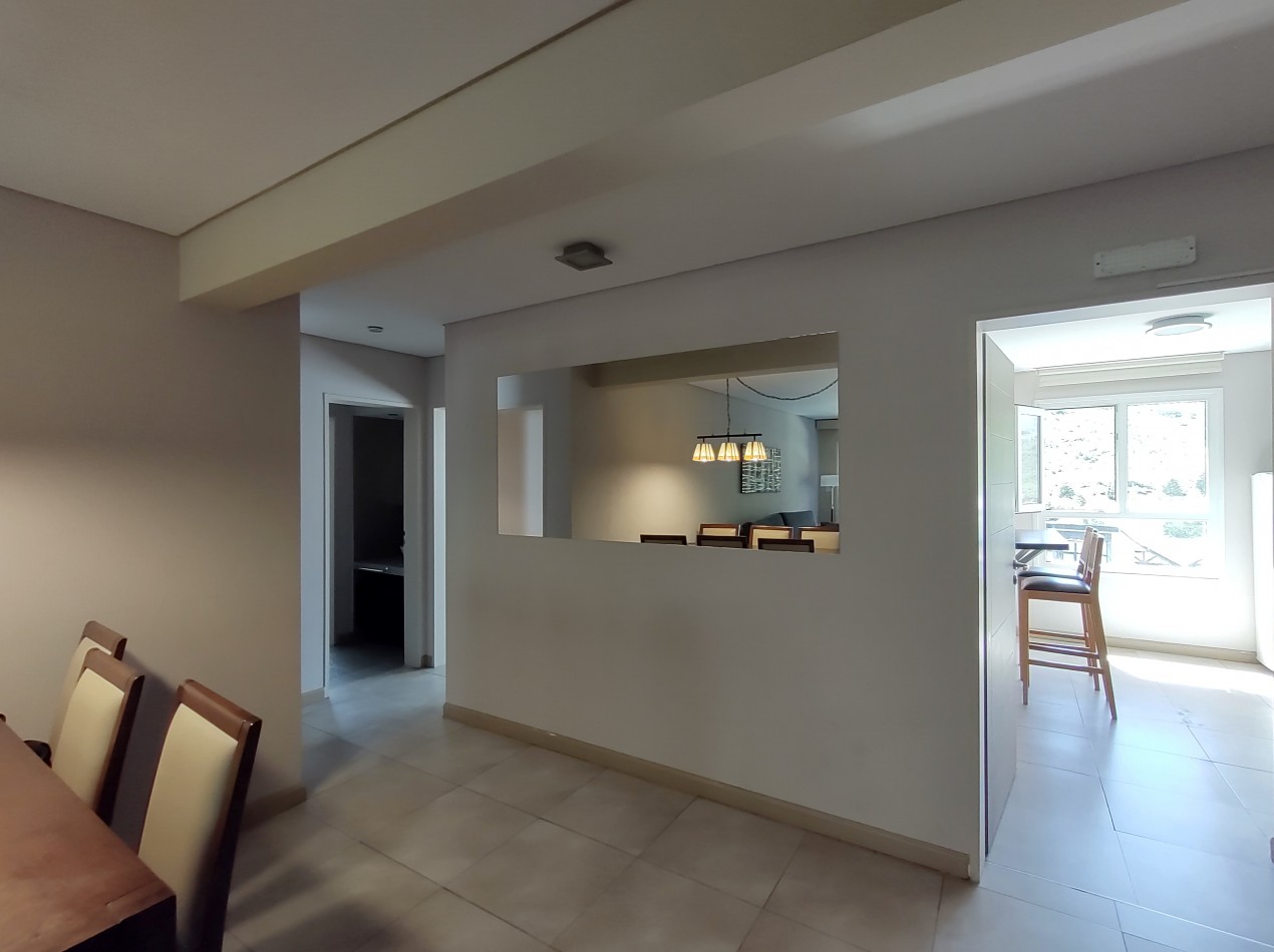 Departamento amoblado en Village Condo, Villa Catedral edif con spa, piscina cubierta gimnasio, jacuzzi. En venta apto turismo. Bariloche