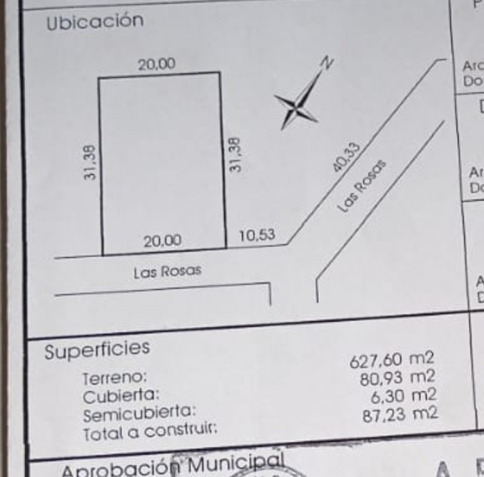 Casa en una planta en Bo. Las Rosas a 100 m de Bustillo km. 20,900 en venta en Bariloche