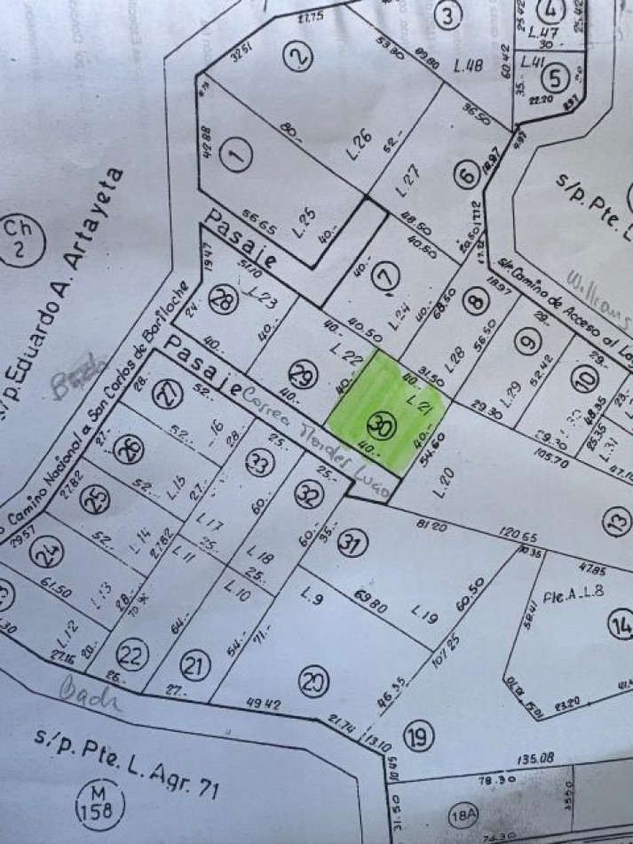 Lote en venta zona Llao Llao barrio Quintral Bariloche 