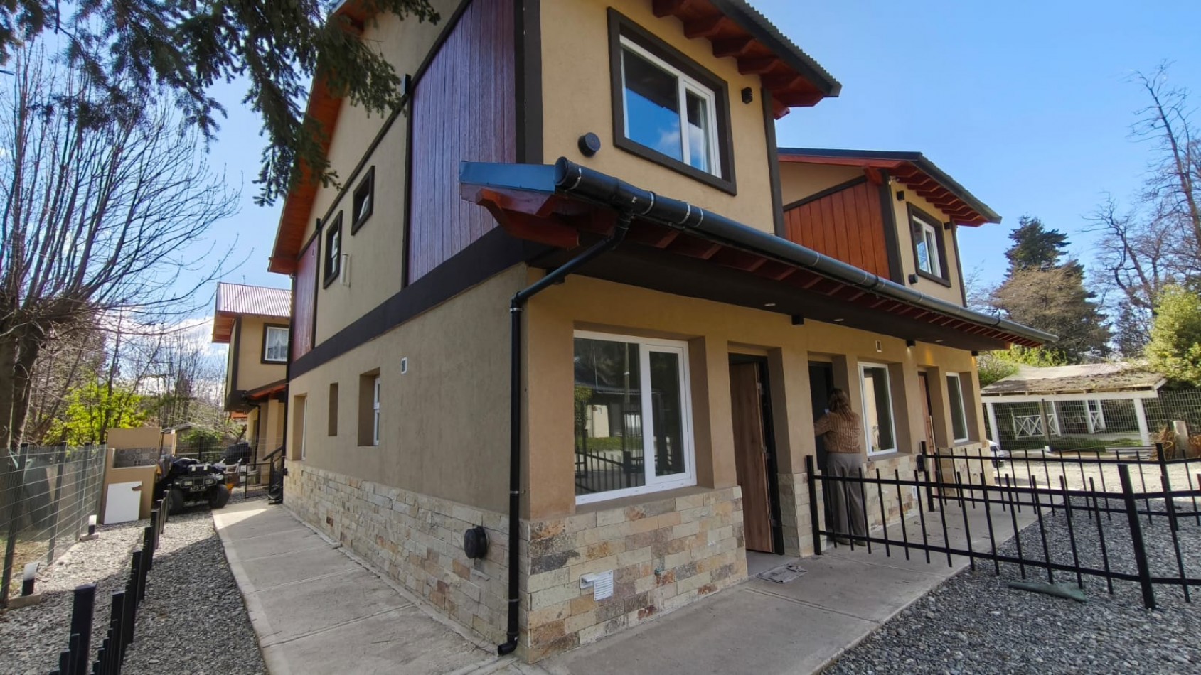 Departamento 2 ambientes apto turismo en Melipal planta baja con patio en venta en Bariloche ideal inversion
