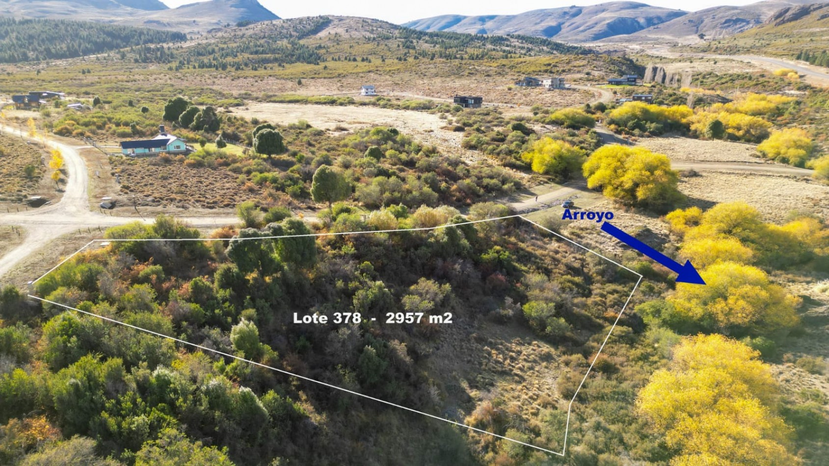 Barrancas de Dina Huapi lote 378 barrio privado a 15 km de Bariloche vigilancia plano vistas amenities tenis SUM