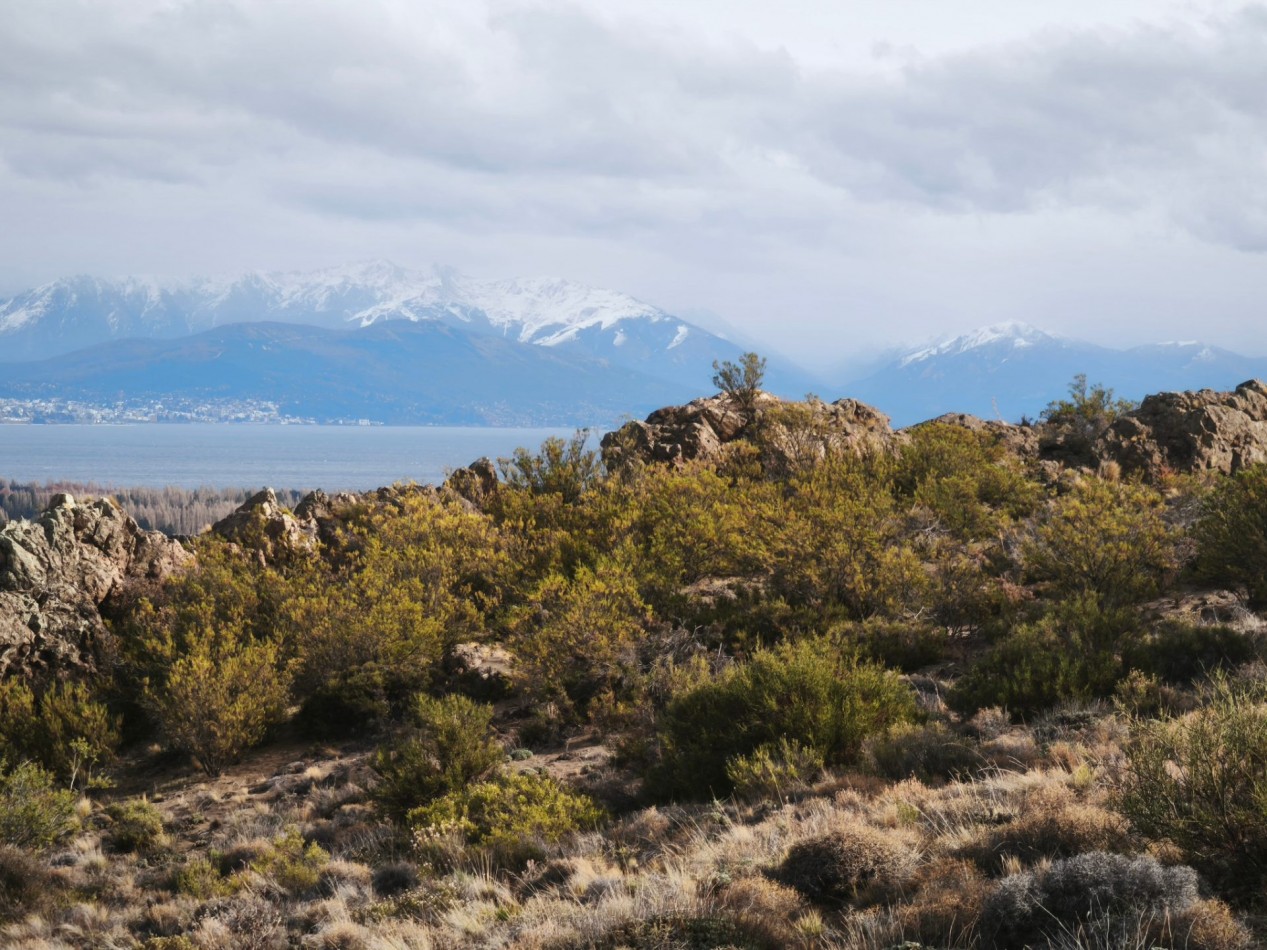 Barrancas de Dina Huapi lote 290 barrio privado a 15 km de Bariloche vigilancia plano vistas amenities tenis SUM