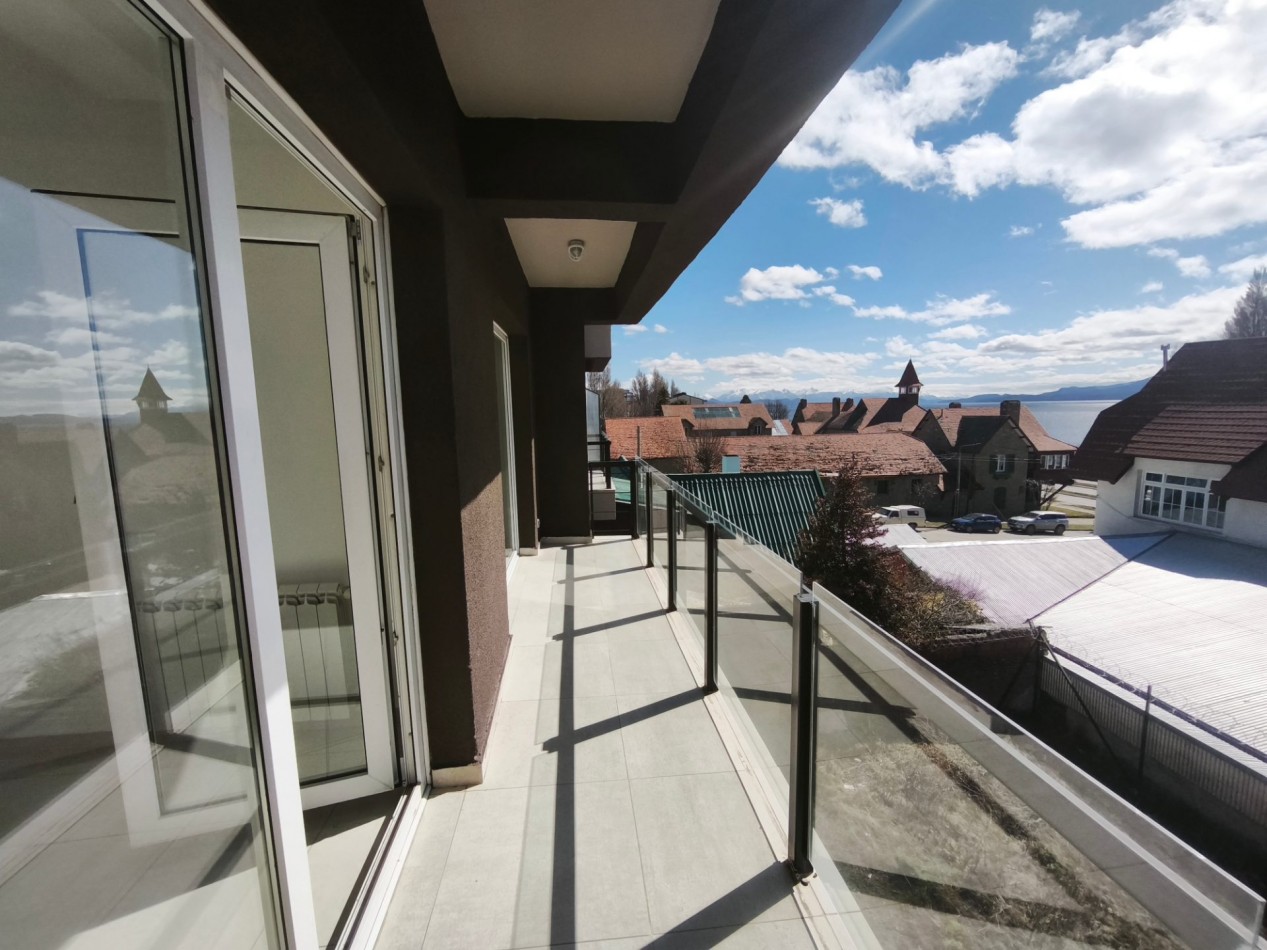  2 amb cochera fija cubierta vista lago centro de Bariloche apto turismo en venta departamento 