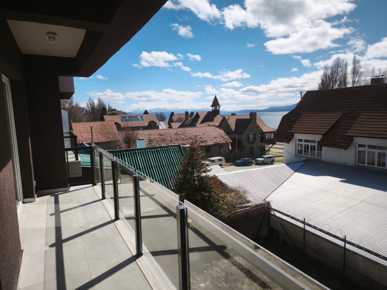  2 amb cochera fija cubierta vista lago centro de Bariloche apto turismo en venta departamento 