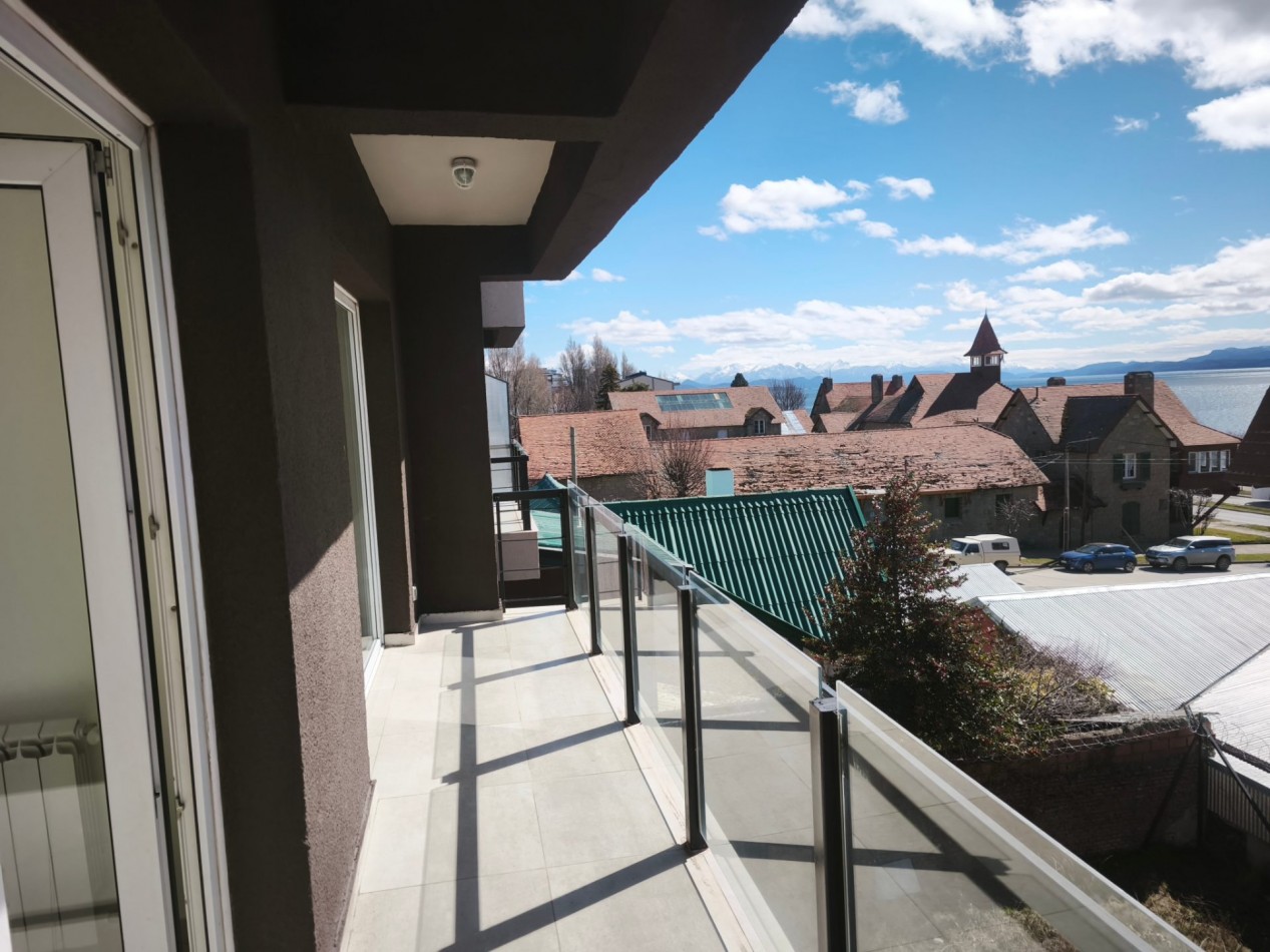  2 amb cochera fija cubierta vista lago centro de Bariloche apto turismo en venta departamento 
