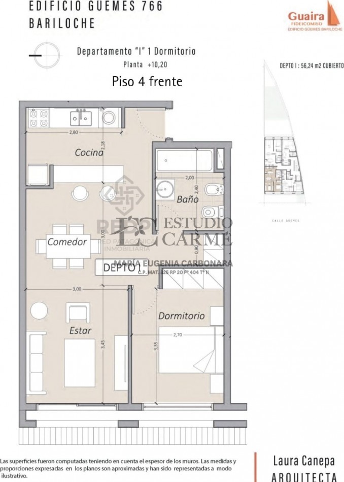 A estrenar B° Belgrano 2 amb  1 amb vista al lago en venta en pozo con financiacion Bariloche