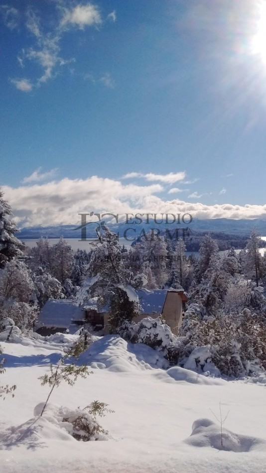 Vista al lago en San Ignacio del Cerro, Bariloche, con factibilidad para seguir construyendo