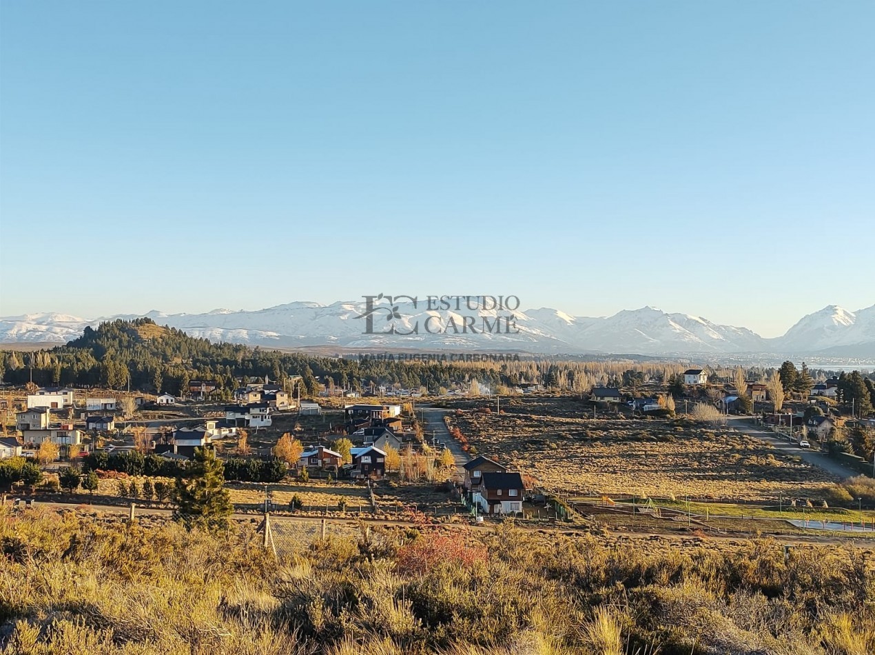 Lote vista panoramica lago Nahuel Huapi y Cordillera en Barrio Privado Barrancas de Dina Huapi L.94 venta a 15 km de Bariloche.