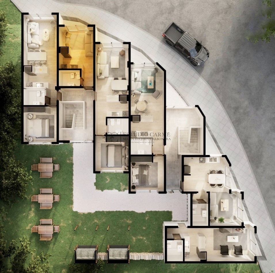 A estrenar apto turismo con vista al lago en Barrio Jardin Botanico Bariloche ideal inversion