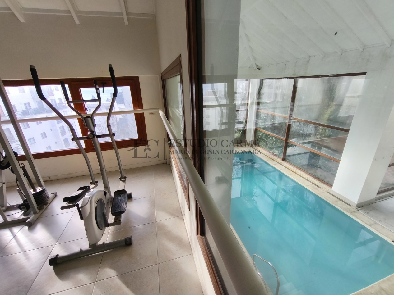Depto. en centro de Bariloche apto turismo con pileta y gimnasio 