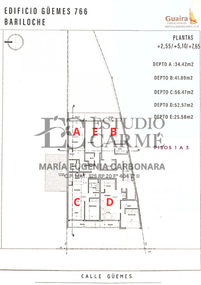 A estrenar B° Belgrano 2 amb  1 amb vista al lago en venta en pozo con financiacion Bariloche