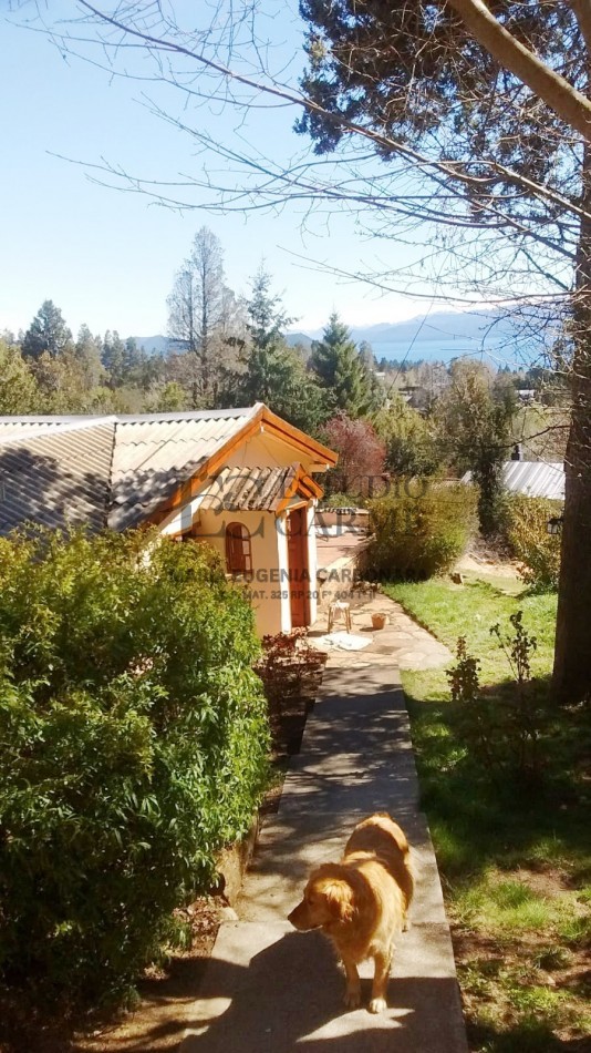 Vista al lago en San Ignacio del Cerro, Bariloche, con factibilidad para seguir construyendo