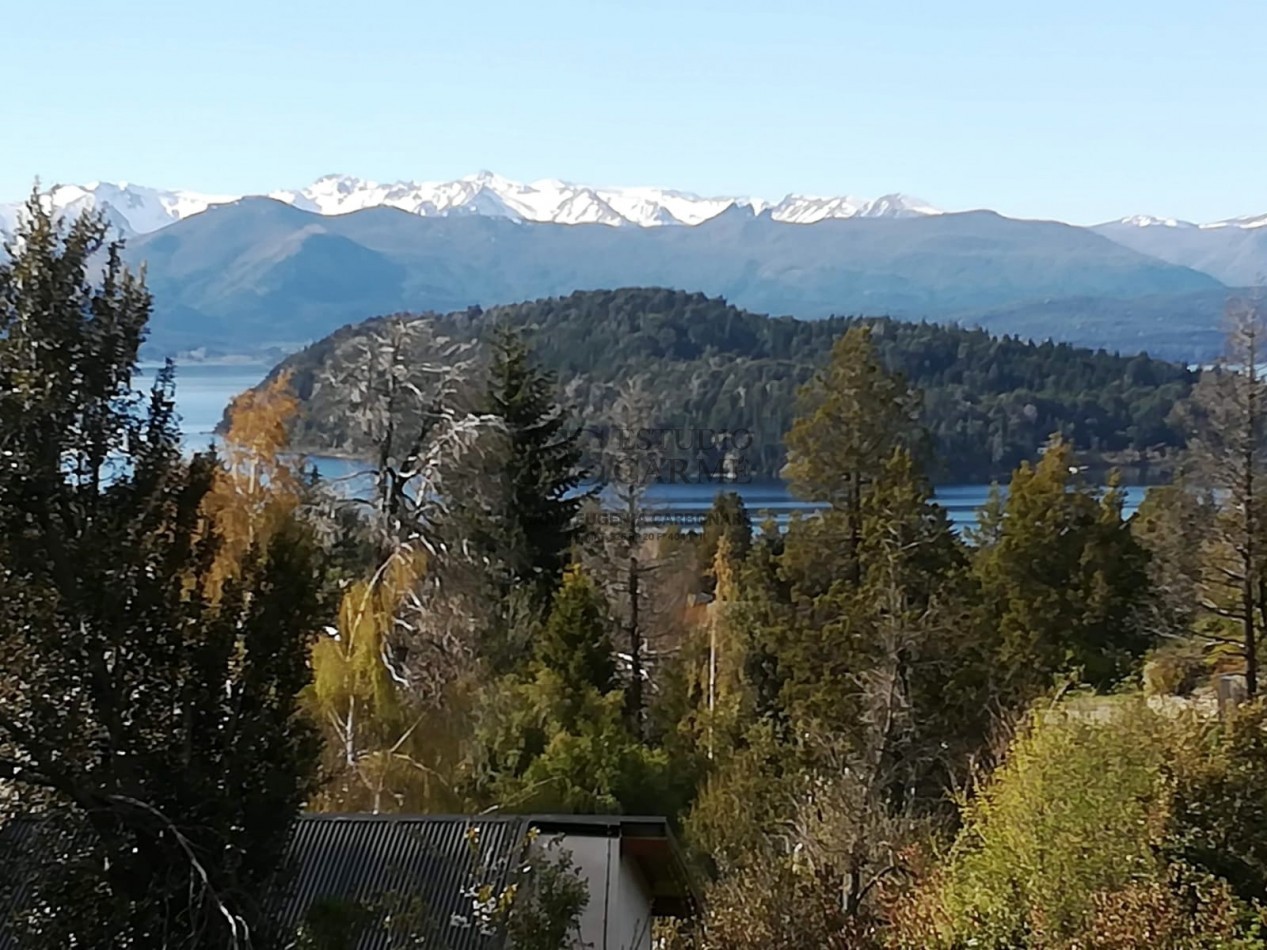 Vista al lago en San Ignacio del Cerro, Bariloche, con factibilidad para seguir construyendo