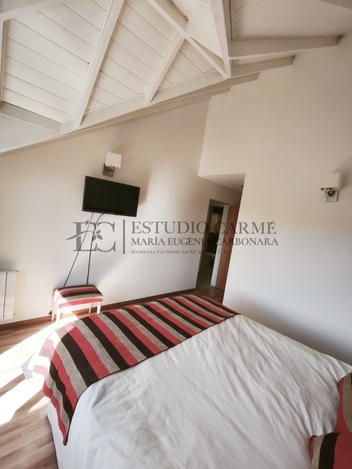 Duplex 3 amb 1 suite vista al lago cochera y baulera en Bo. Belgrano, Bariloche en venta ideal renta turistica 