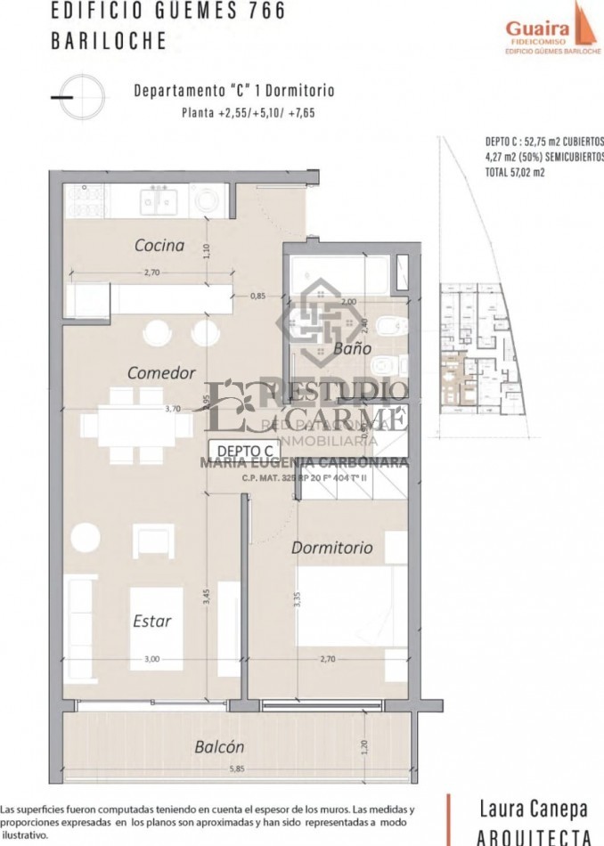 A estrenar B° Belgrano 2 amb  1 amb vista al lago en venta en pozo con financiacion Bariloche