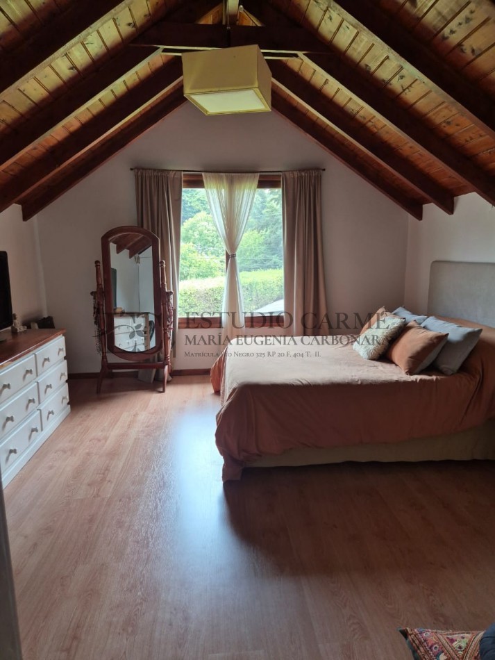 Casa + depto anexo en Barrio La Cascada de Bariloche. Alt. Bustillo Km 6 ideal vivienda y renta turistica venta inversion