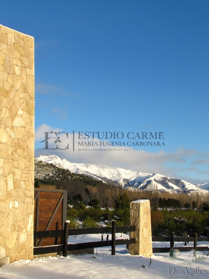 Lote en Club de Campo Dos Valles, Bariloche en venta L23