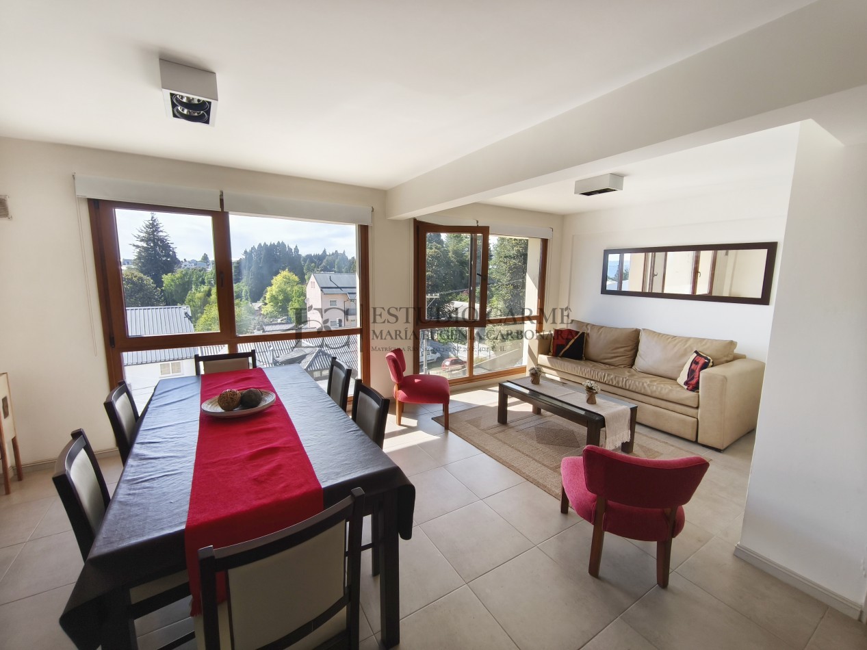 Duplex 3 amb 1 suite vista al lago cochera y baulera en Bo. Belgrano, Bariloche en venta ideal renta turistica 