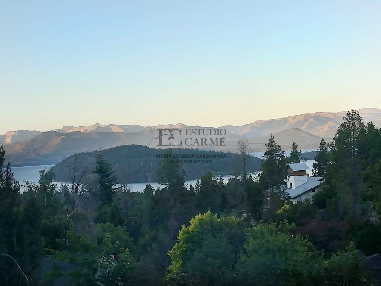 Vista al lago en San Ignacio del Cerro, Bariloche, con factibilidad para seguir construyendo