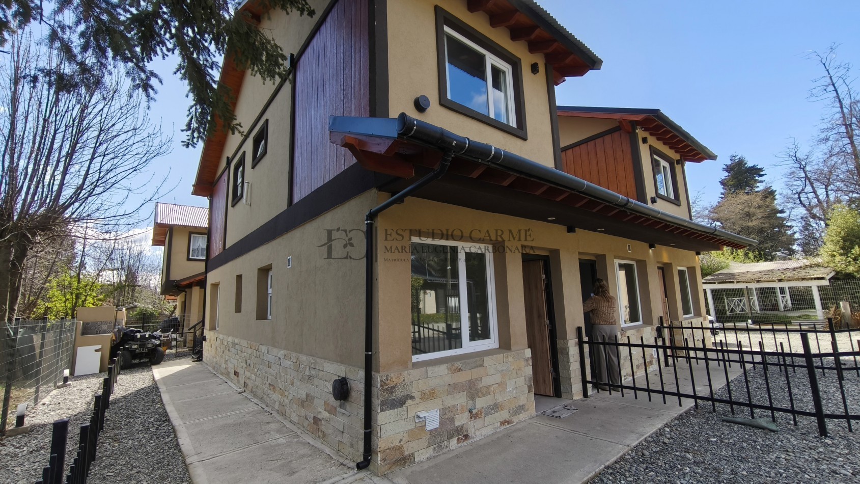 Departamento 2 ambientes apto turismo a estrenar en Melipal planta baja con patio en venta en Bariloche