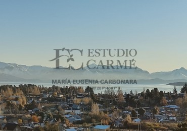 Lote vista panoramica lago Nahuel Huapi y Cordillera en Barrio Privado Barrancas de Dina Huapi L.94 venta a 15 km de Bariloche.