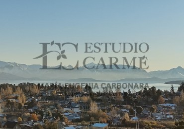 Lote vista panoramica lago Nahuel Huapi y Cordillera en Barrio Privado Barrancas de Dina Huapi L.94 venta a 15 km de Bariloche.